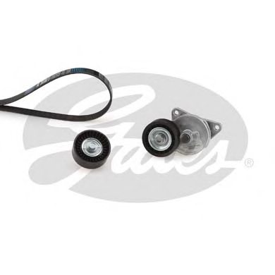 GATES K026PK2100 V-Ribbed Belt Set